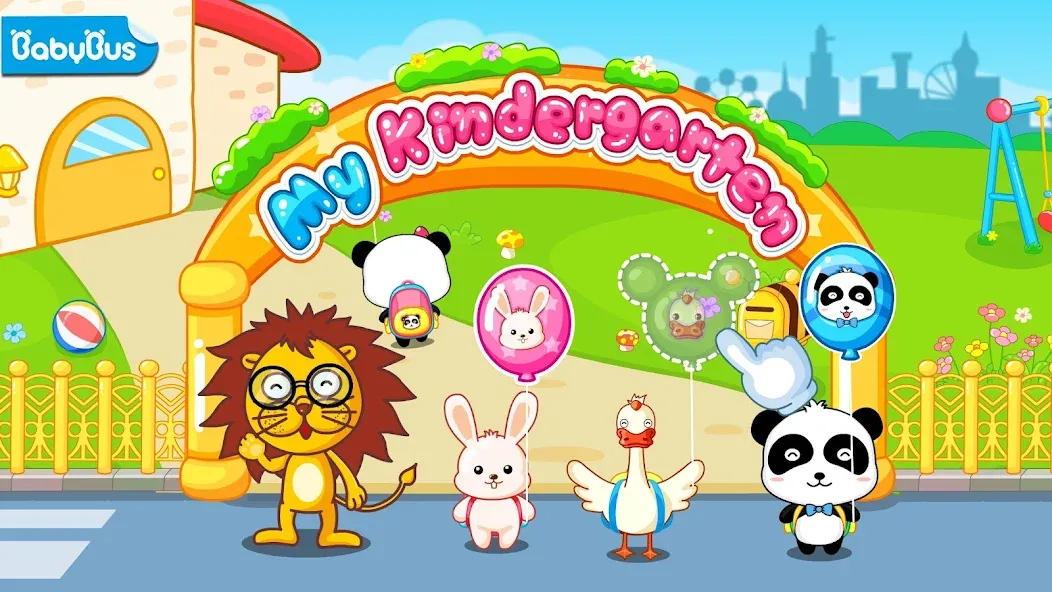 Baby Panda Kindergarten  [МОД Много монет] Screenshot 1