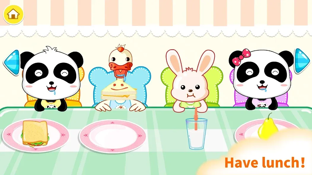 Baby Panda Kindergarten  [МОД Много монет] Screenshot 3