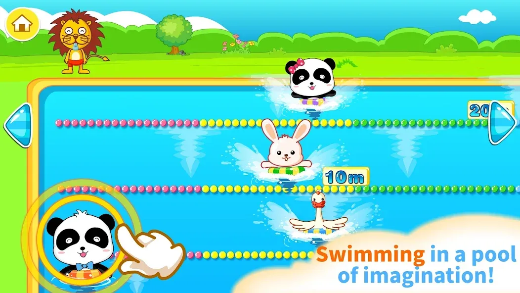 Baby Panda Kindergarten  [МОД Много монет] Screenshot 5