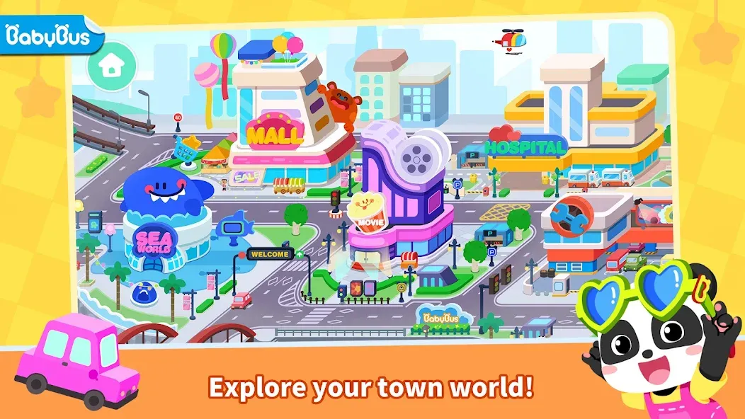 Little Panda's Town: My World  [МОД Бесконечные деньги] Screenshot 1