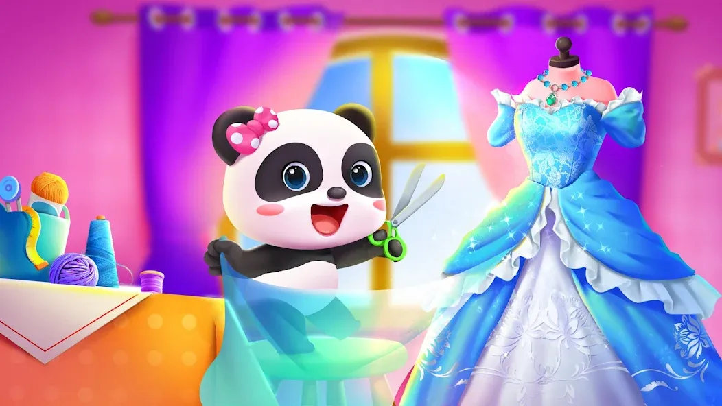 Baby Panda's Fashion Dress Up  [МОД Unlimited Money] Screenshot 1