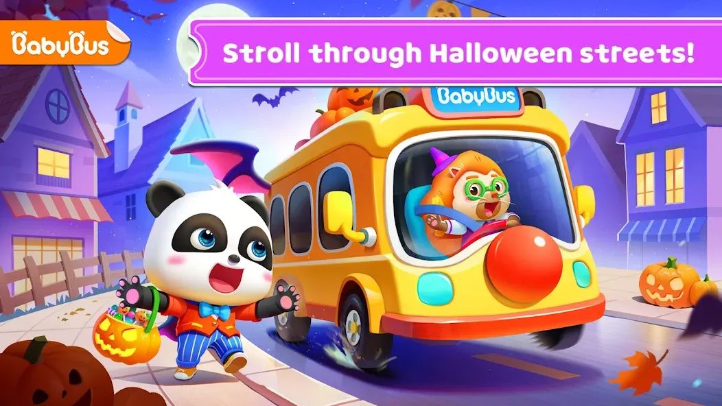 Baby Panda's School Bus  [МОД Много денег] Screenshot 1