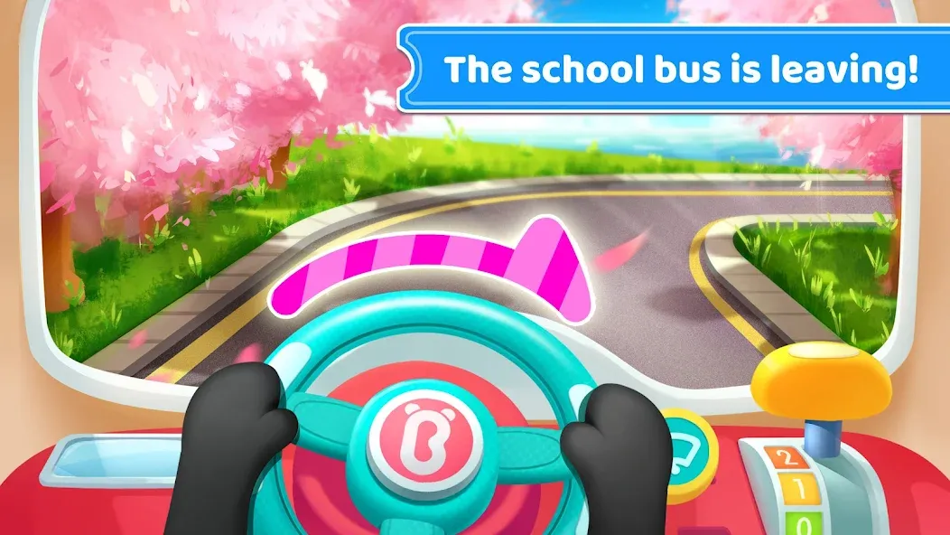 Baby Panda's School Bus  [МОД Много денег] Screenshot 2