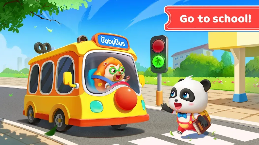 Baby Panda's School Bus  [МОД Много денег] Screenshot 4