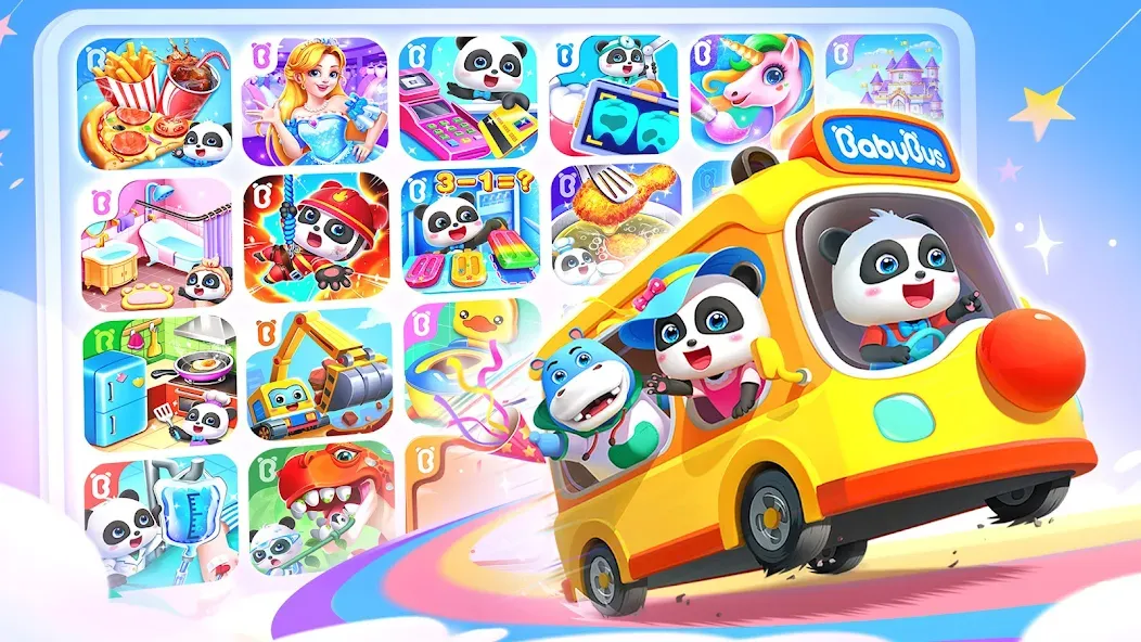 Baby Panda World: Kids Games  [МОД Все открыто] Screenshot 1