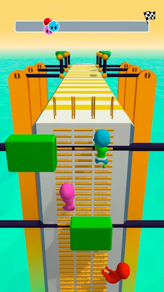 Fun Race 3D — Run and Parkour (Фан Рэйс 3Д)  [МОД Бесконечные монеты] Screenshot 2