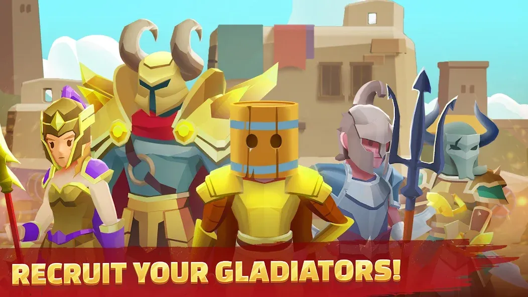 Gladiators Arena: Idle Tycoon (Гладиаторская арена)  [МОД Много монет] Screenshot 5