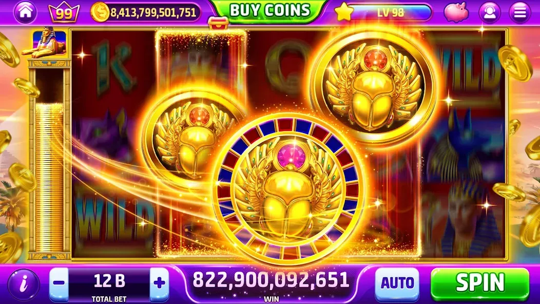 Golden Casino - Slots Games (Голден Казино)  [МОД Mega Pack] Screenshot 4