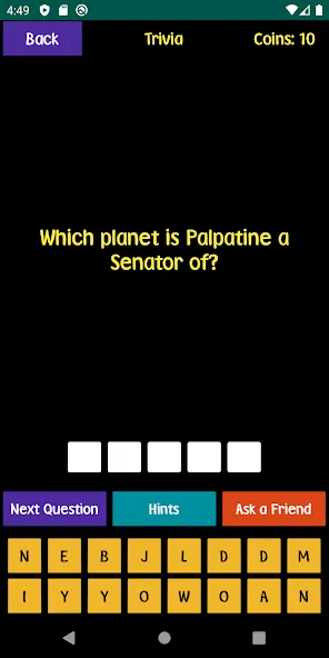 Quiz For SW Fans (Квиз для фанатов ЗВЗ)  [МОД Много денег] Screenshot 1