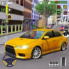 Скачать взлом City Taxi Games-Taxi Car Games (Сити Такси Игры)  [МОД Unlimited Money] на Андроид