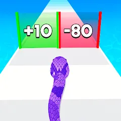 Скачать взлом Snake Run Race・3D Running Game (Снейк Ран Рейс) [МОД Все открыто] на Андроид