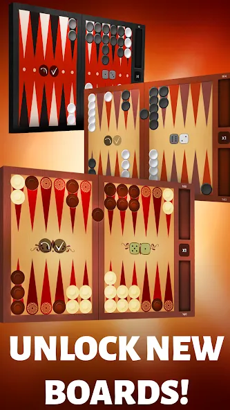 Backgammon Offline  [МОД Много монет] Screenshot 1