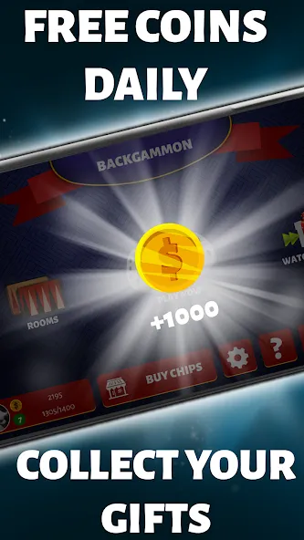 Backgammon Offline  [МОД Много монет] Screenshot 4