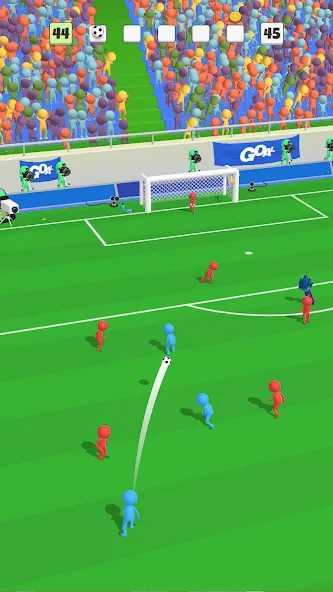 Super Goal: Fun Soccer Game (Супер Гол)  [МОД Бесконечные деньги] Screenshot 4