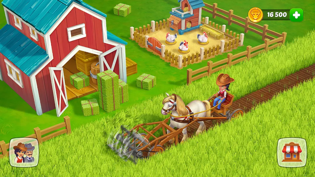 Wild West: Farm Town Build (Уайлд Вест)  [МОД Unlocked] Screenshot 3