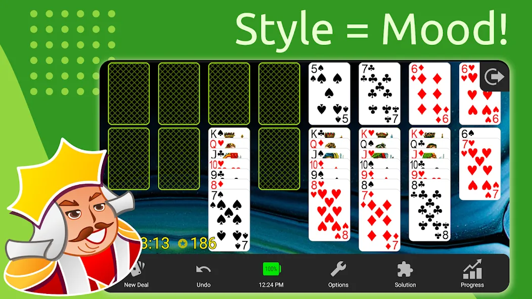 FreeCell  [МОД Menu] Screenshot 5