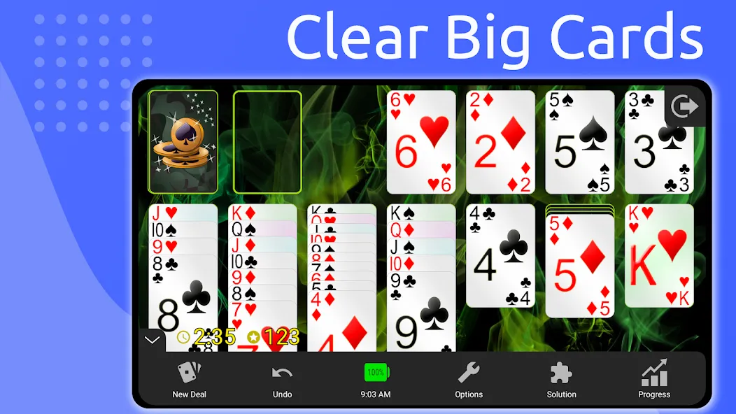 Solitaire  [МОД Бесконечные монеты] Screenshot 3