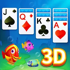 Скачать взлом Solitaire 3D Fish  [МОД Много денег] на Андроид