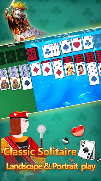 klondike solitaire :card shark  [МОД Много денег] Screenshot 2