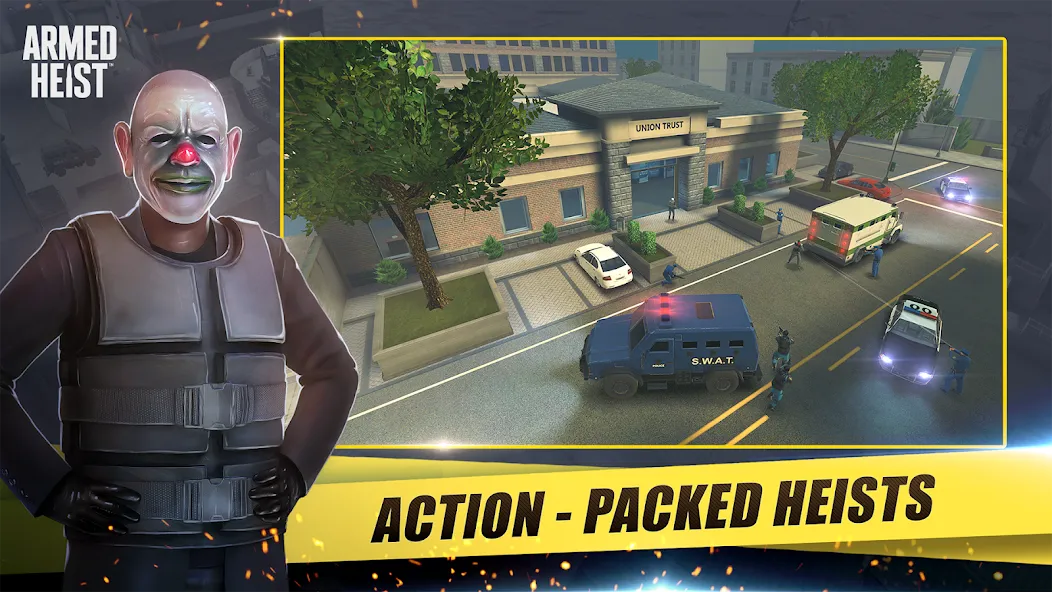 Armed Heist: Shooting gun game (Армед Хейст)  [МОД Все открыто] Screenshot 1