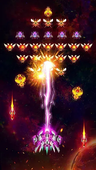 Space Shooter: Galaxy Attack (Спейс шутер)  [МОД Все открыто] Screenshot 3