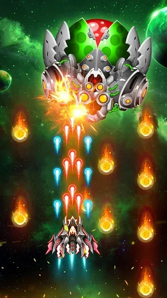 Space Shooter: Galaxy Attack (Спейс шутер)  [МОД Все открыто] Screenshot 4