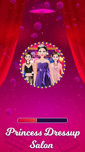 Princess Makeup Dressup Salon (Принцесса Мейкап Дрессап Салон)  [МОД Menu] Screenshot 1