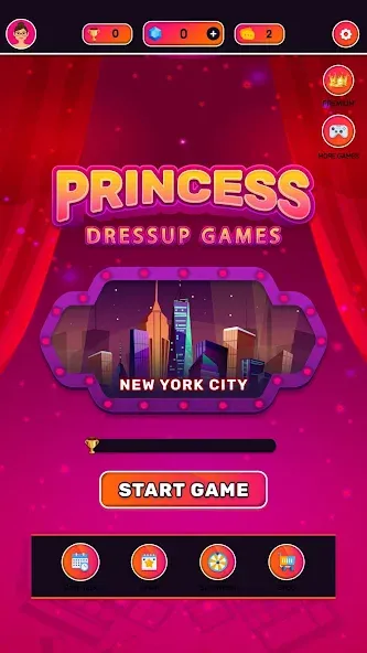 Princess Makeup Dressup Salon (Принцесса Мейкап Дрессап Салон)  [МОД Menu] Screenshot 2