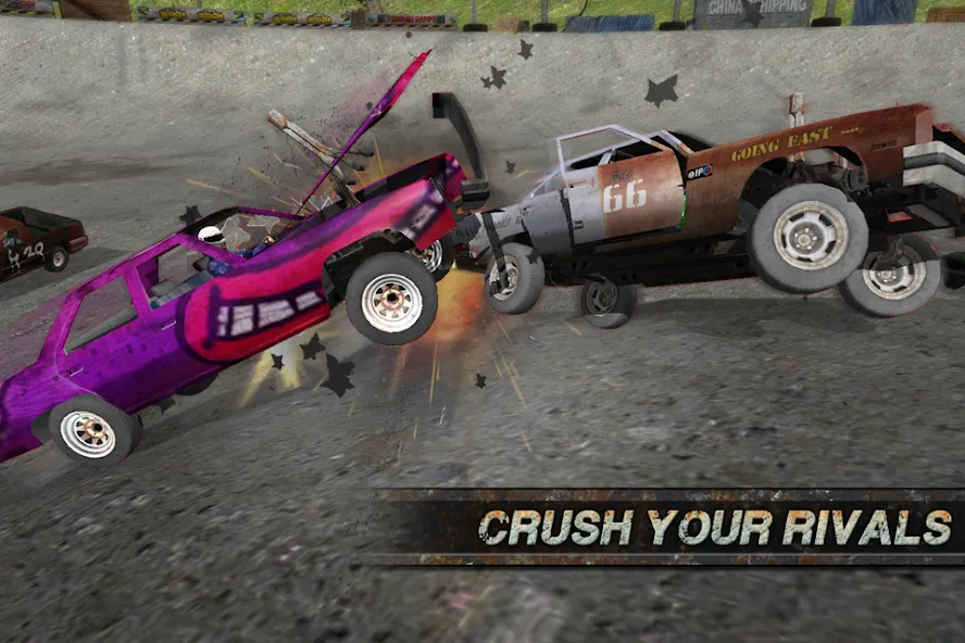 Demolition Derby: Crash Racing (Демолиция Дерби)  [МОД Много денег] Screenshot 3