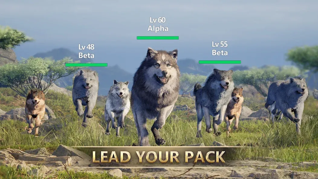 Wolf Game: Wild Animal Wars (Вулф Гейм)  [МОД Бесконечные деньги] Screenshot 4