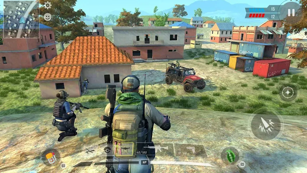 Commando War Army Game Offline  [МОД Меню] Screenshot 3