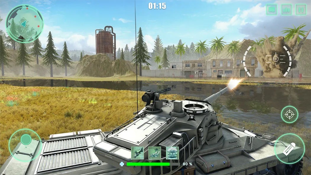 World Tanks War: Offline Games (Танковые военные машины Блиц)  [МОД Unlocked] Screenshot 5