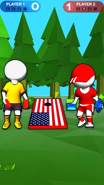 Cornhole League - Board Games (Корнхол Лига)  [МОД Бесконечные деньги] Screenshot 1