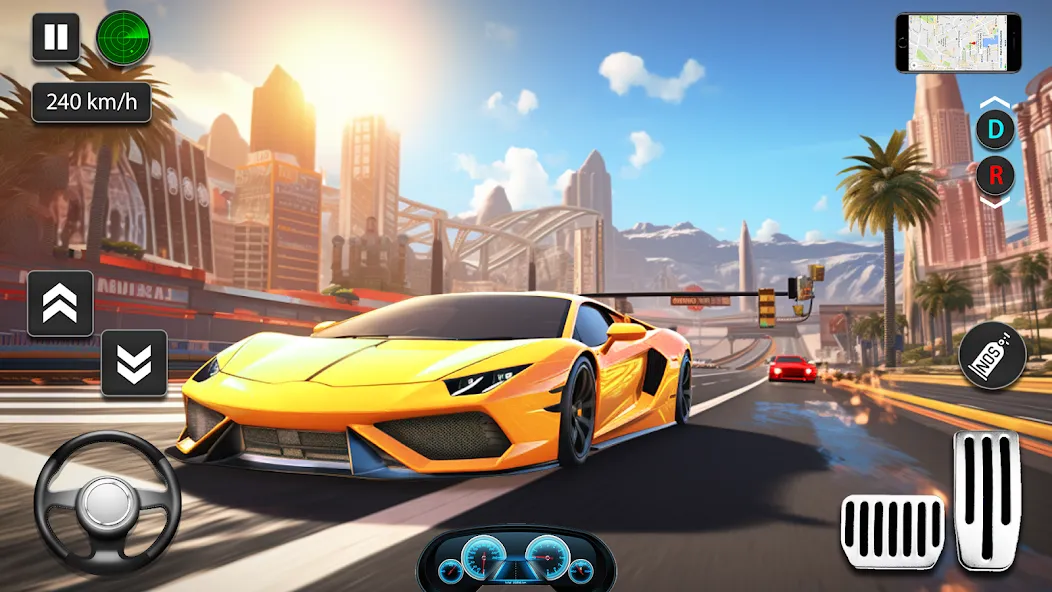 GT Car Stunt : Ramp Car Stunts (ДжиТи Кар Стант)  [МОД Все открыто] Screenshot 1