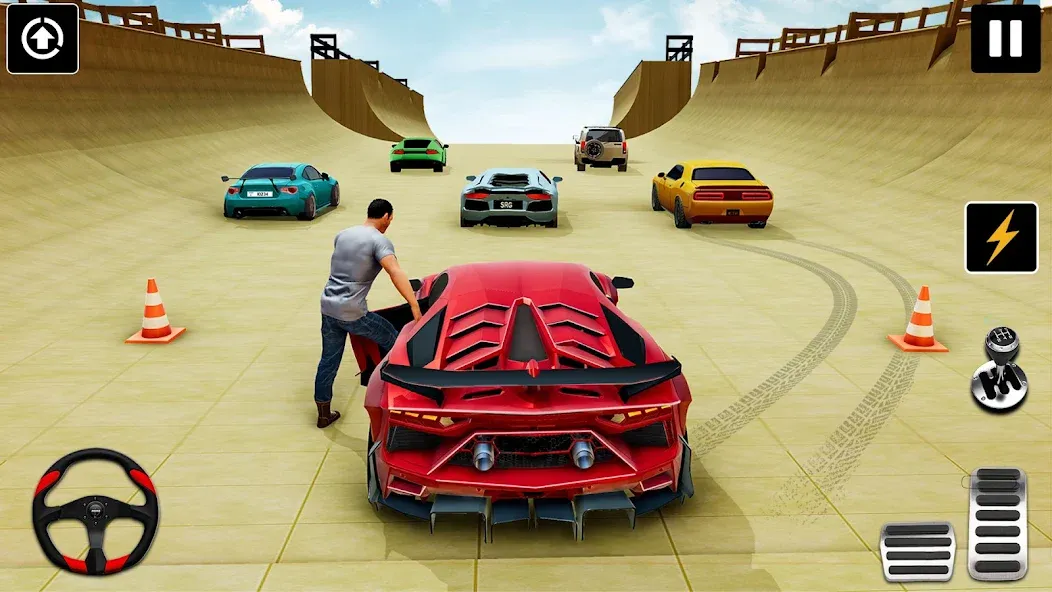 GT Car Stunt : Ramp Car Stunts (ДжиТи Кар Стант)  [МОД Все открыто] Screenshot 5