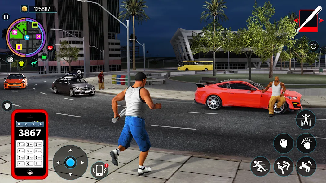 Gangster Mafia City Crime Game  [МОД Бесконечные деньги] Screenshot 2