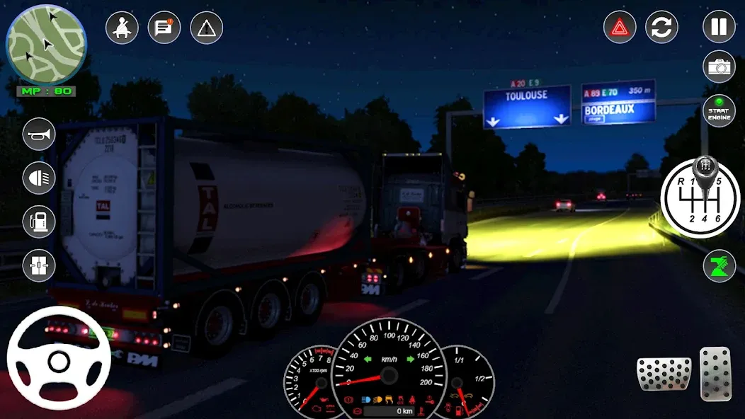 Euro Cargo Truck Simulator 3D  [МОД Бесконечные монеты] Screenshot 5