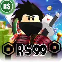 Скачать взлом Robux For Robux, Casino Robux [МОД Бесконечные монеты] на Андроид