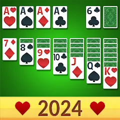 Скачать взлом Solitaire Classic - 2024 (Солитер Классик) [МОД Много монет] на Андроид