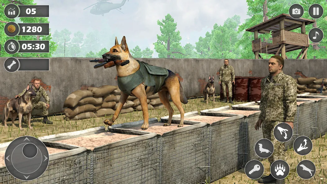 Dog Simulator Dog Game (Армейский симулятор собаки)  [МОД Mega Pack] Screenshot 1