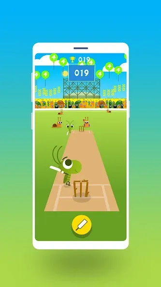 Cric Game - Doodle Cricket (Крик Гейм)  [МОД Все открыто] Screenshot 1