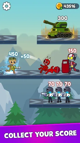 Stick Shooter: Battle Game (Стик Шутер)  [МОД Menu] Screenshot 2