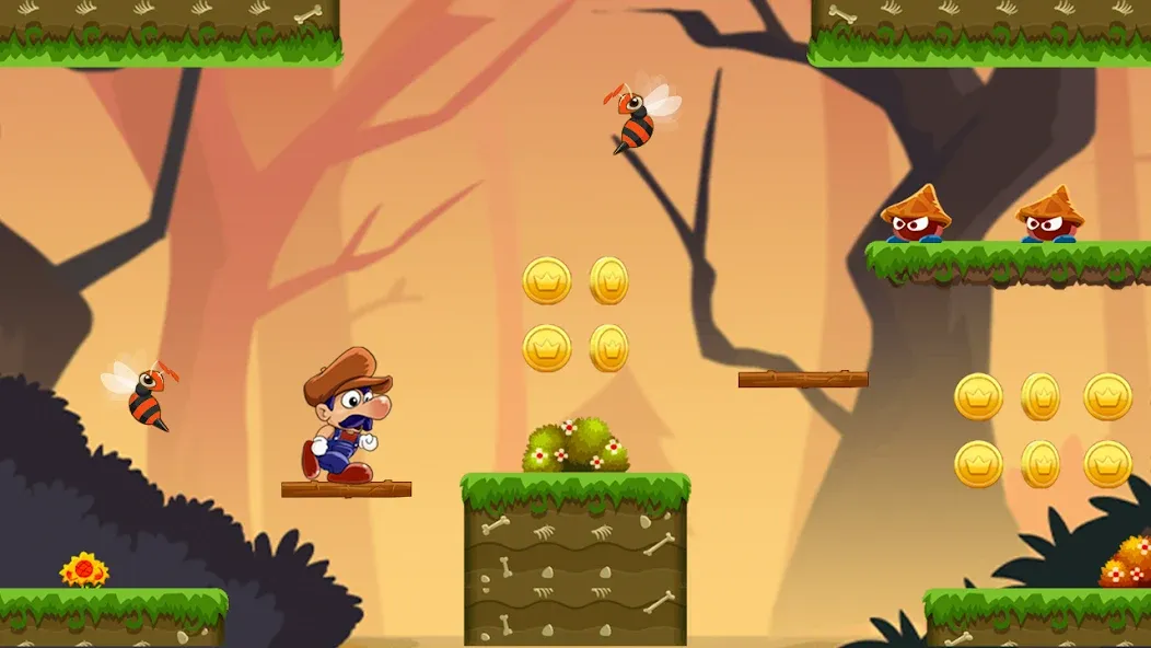 Super Bino Go:Adventure Jungle (Супер Бино Го)  [МОД Mega Pack] Screenshot 3