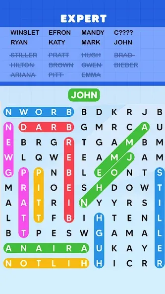 Word Search Puzzle Challenge (Уордсрч Пазл Челлендж)  [МОД Unlocked] Screenshot 4