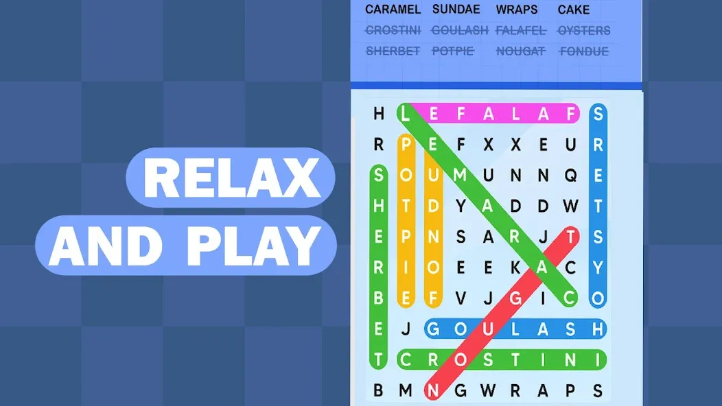 Word Search Puzzle Challenge (Уордсрч Пазл Челлендж)  [МОД Unlocked] Screenshot 5