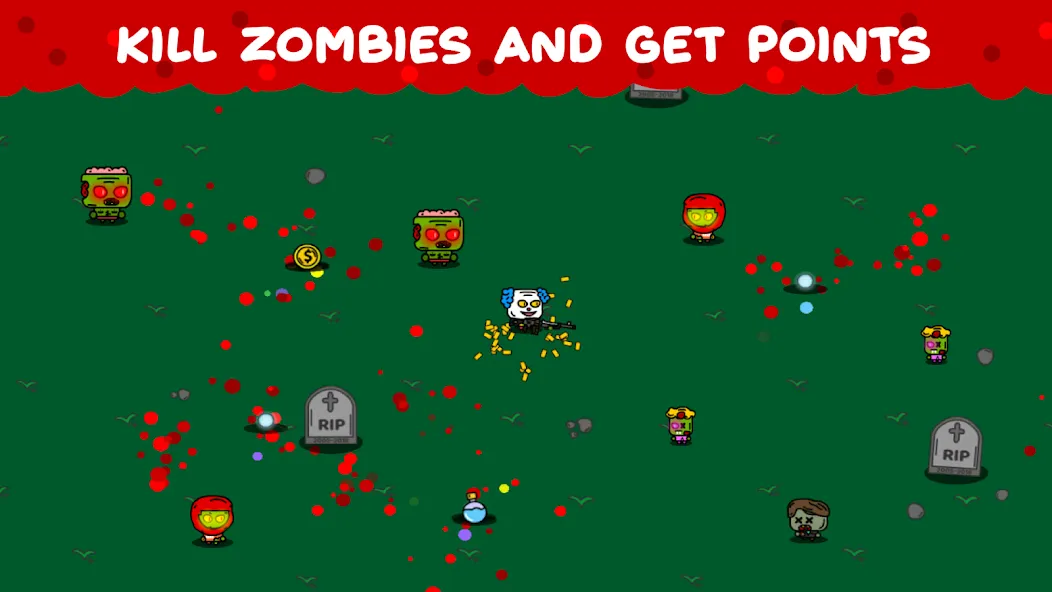 Zombie Loop - Shooter survival (Зомби Луп)  [МОД Unlocked] Screenshot 1