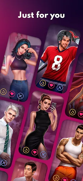 Love Sparks: Dating Sim (Лав Спаркс)  [МОД Бесконечные монеты] Screenshot 5