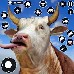 Скачать взлом Scary Cow Simulator Rampage (Скари)  [МОД Бесконечные монеты] на Андроид