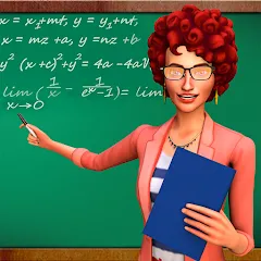 Скачать взлом High School Teacher Sim Games  [МОД Бесконечные деньги] на Андроид