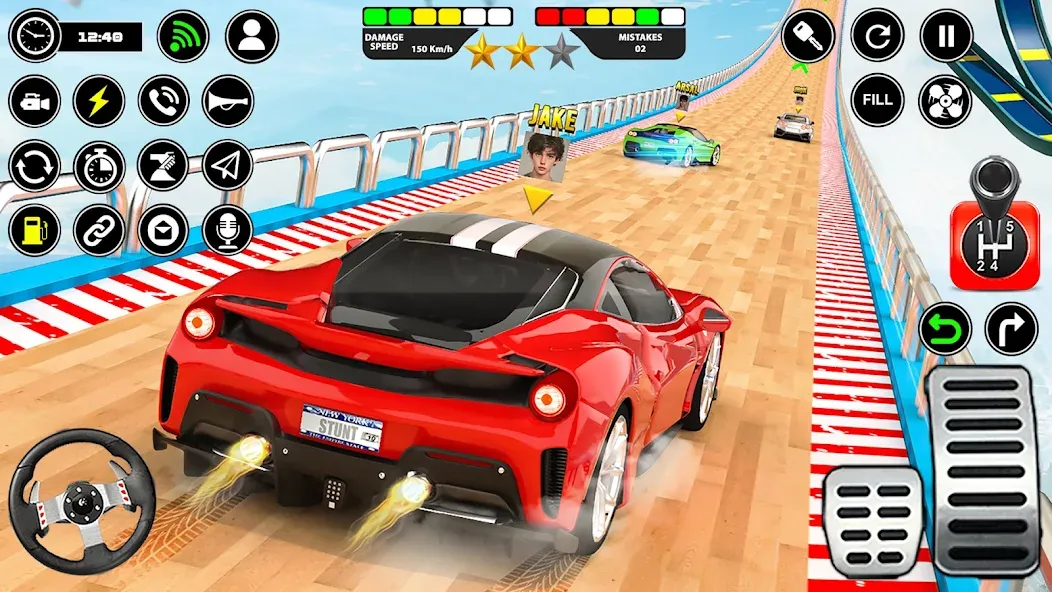 Crazy Ramp Car Stunt Master 3D (Крэйзи Рэмп Кар Стант Мастер 3Д)  [МОД Unlimited Money] Screenshot 4